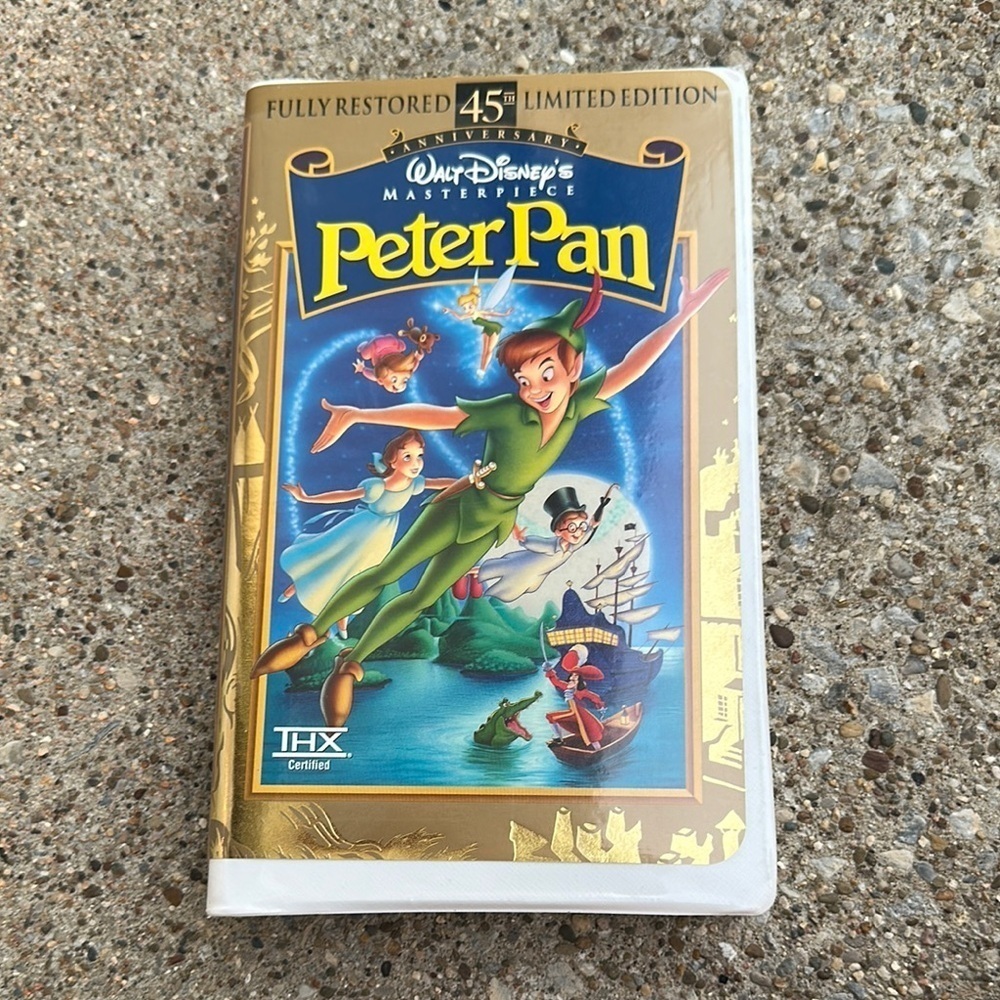 Peter Pan VHS Tape